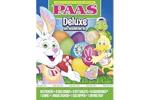 PAAS Deluxe Easter Egg Decorating Kit - America's Favorite Easter Tradition