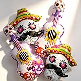 Sugar Skull Balloons Day of the Dead Balloons Day of the Dead Party Decorations Co-cooo Theme Birthday Party Decorations Mexican Fiesta Party Decor Halloween Decorations Dia De Los Muertos Decorations