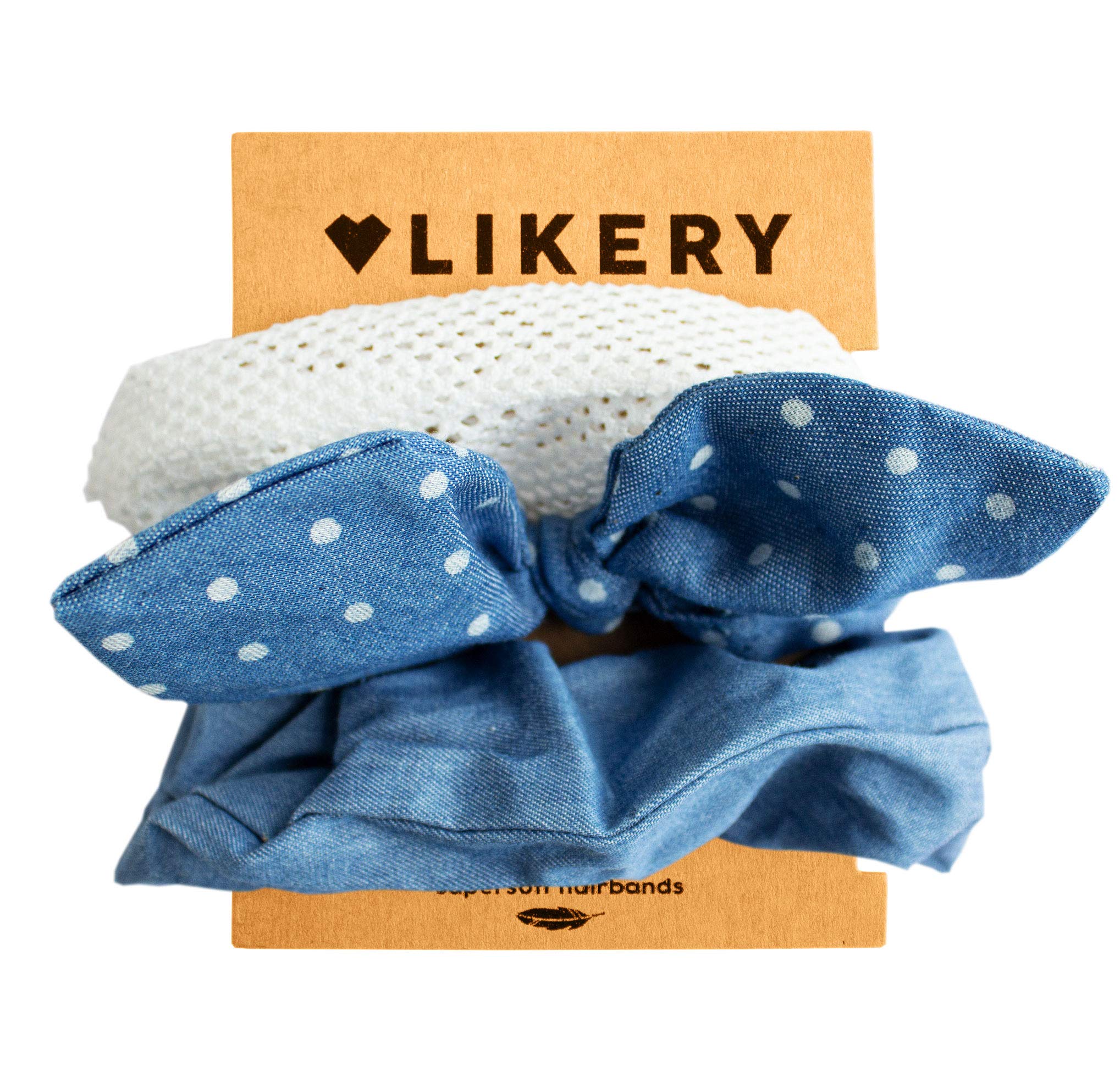 Super Soft LIKERY Scrunchies | Hair Bobbles and Bracelets | Gifts for Women Children Girls, Fabric