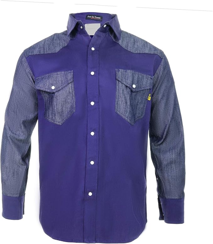 denim fr shirt