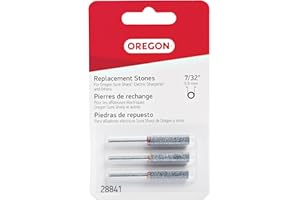 Oregon 28841 7/32-Inch Chainsaw Replacement Sharpening Stone (3-Pack)
