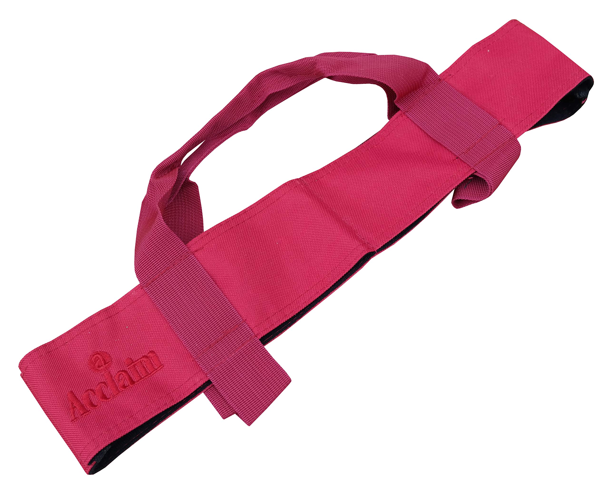 Acclaim Arles Nylon Two Bowl Level Lawn Flat Green Short Mat Indoor Outdoor Bowls Carrier (Red)