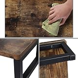 OROPY Wood Vintage Monitor Stand Holder Desk Organizer 40x23x14cm Dark Brown view 5