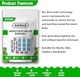 Anbar Bug Bite Itch Relief Patches 36 Count Deet-Free Mosquito Tick Patch view 4