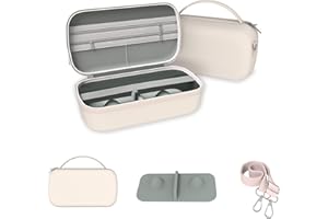 IVARONAL Wearable Breast Pumps Carrying Bag for Hands-Free Breast Pump, Hard Shell Case with Adjustable Crossbody Strap, On-The-Go Storage Pump Case for Momcozy/Willow/eufy/Nuliie/Paruu/Lansinoh