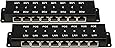 WS-POE-8-ENC Multi Port PoE Injector with 8 Ports for Power and Data To 8 Devices, Add Power over Ethernet To Any Switch. Use with External Power Supply for Passive or 802.3af Devices