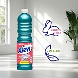 Asevi Cleaning Floor Liquid Concentrated 1L Cyan for Laminate Stone Surfaces view 2