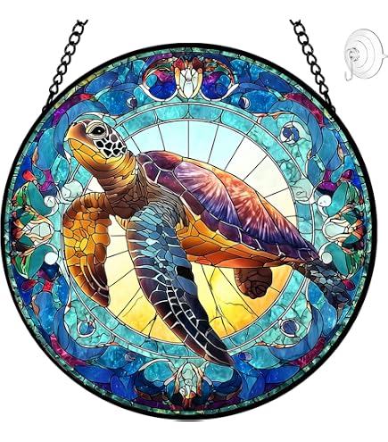 Amazon.com : Sea Turtle Acrylic Suncatcher Hanging Christmas