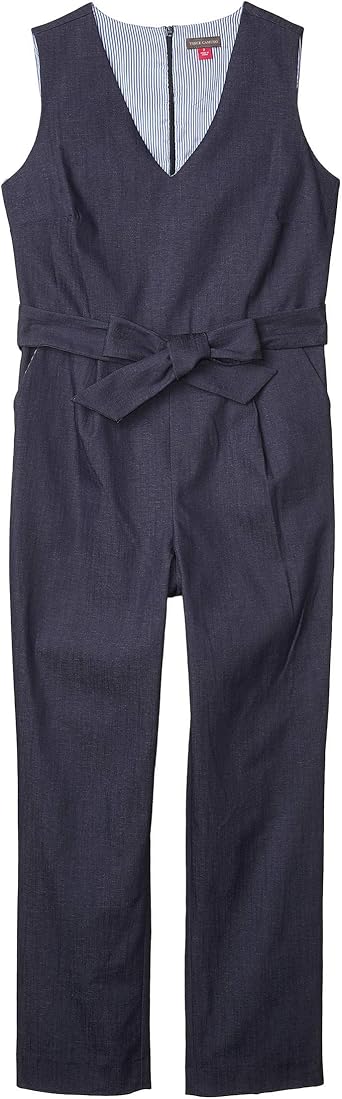 vince camuto denim jumpsuit
