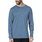 Arctic Cool Men's Crew Neck Instant Cooling Moisture Wicking Performance UPF 50+ Long Sleeve Sun Protection Shirt