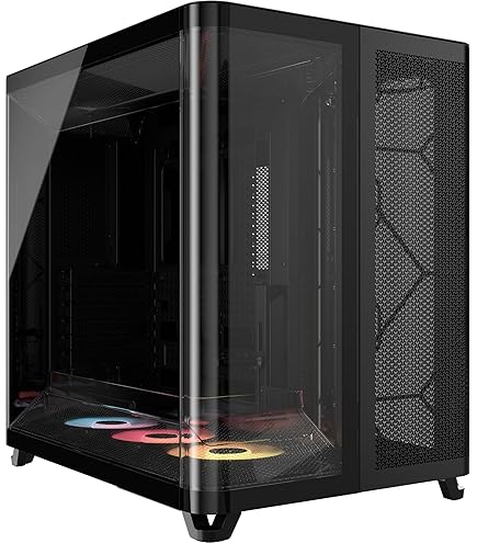 Amazon.com: CORSAIR AIR 5400 LX-R RGB iCUE Link Triple-Chamber Mid