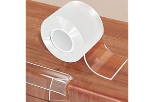 CHENYA 2.6 in x 9.84 FT,Clear Soft Corner Protectors for Furniture Strip,Sharp Edge & Table Bumper,Window Edge,Wall Protector, Soft Corner Guards Safe for Proof,Table Corner Protectors in Family