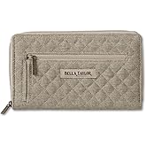 Bella Taylor Wrist Strap Wallet for Women | Multi Card Zip Around Wallet with RFID Protection and Wristlet Strap