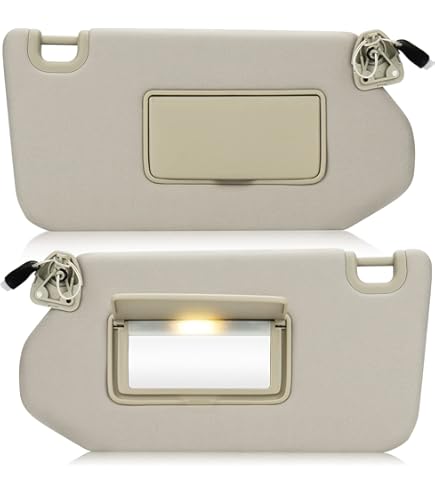 NHILES Left Driver Side Sun Visor Fit For Nissan Altima 2013 2014 2015 - View #6