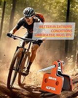 AGPTEK Brake Pads for Bicycle 4 Pairs Compatible with Shimano M515 M525 C501 view 6