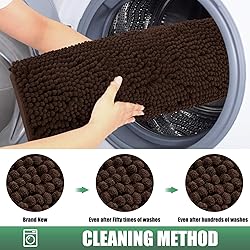 IM HOME Durable Chenille Absorbent Door Mat Indoor