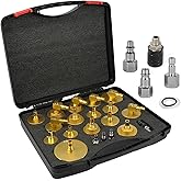 CMTOOL Master Cylinder Bleeder Kit, 20PCS Brake Bleeder Adapter Kit, Aluminum Material, Brake Pressure Bleeding Set with Quick Connector, for Most Vehicles
