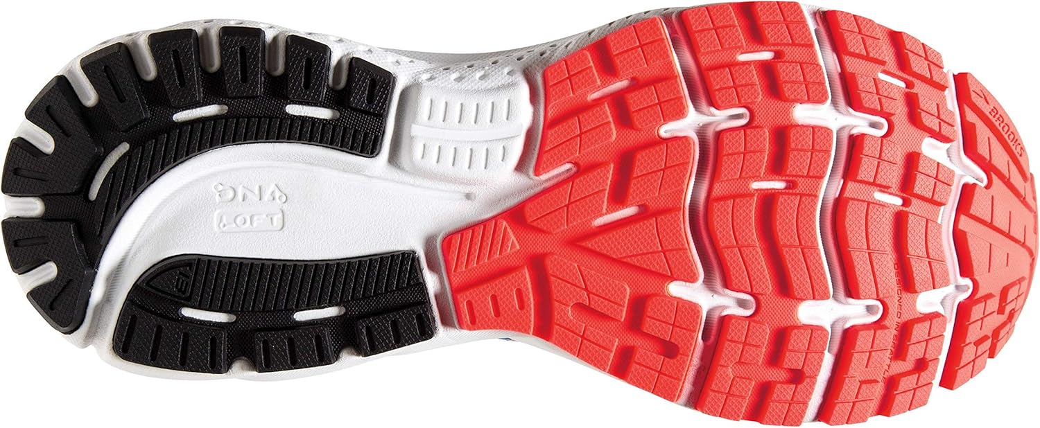 brooks womens red white and blue