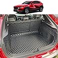 7DEEKEI for 2020-2025 Mazda CX30 CX-30 Trunk Mat and Rear Backrest Mat Cargo Liners All Weather Anti-Slip
