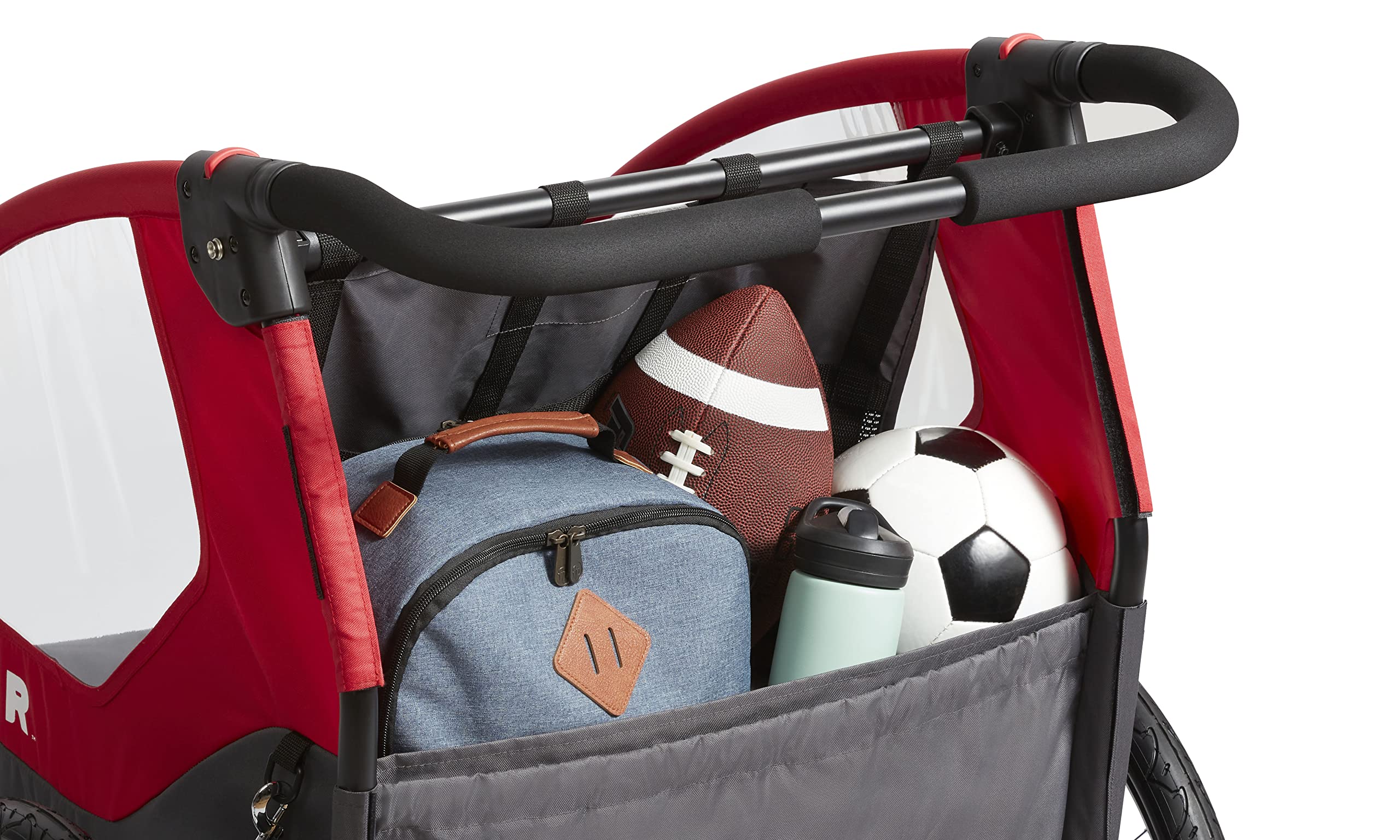 Flyer? Duoflex 2 in 1 Bike Trailer and Double Stroller for Toddlers, 1+ Years