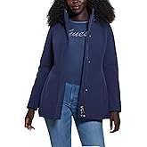 GUESS womens Midlength Softshell Hood Jacket