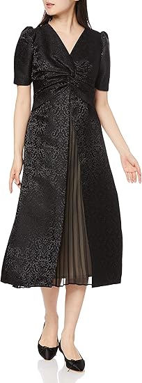 Amazon Co Jp リリーブラウン ツイストデザインワンピース Lwfo1142 レディース Blk 日本 1 日本サイズ9 号相当 服 ファッション小物