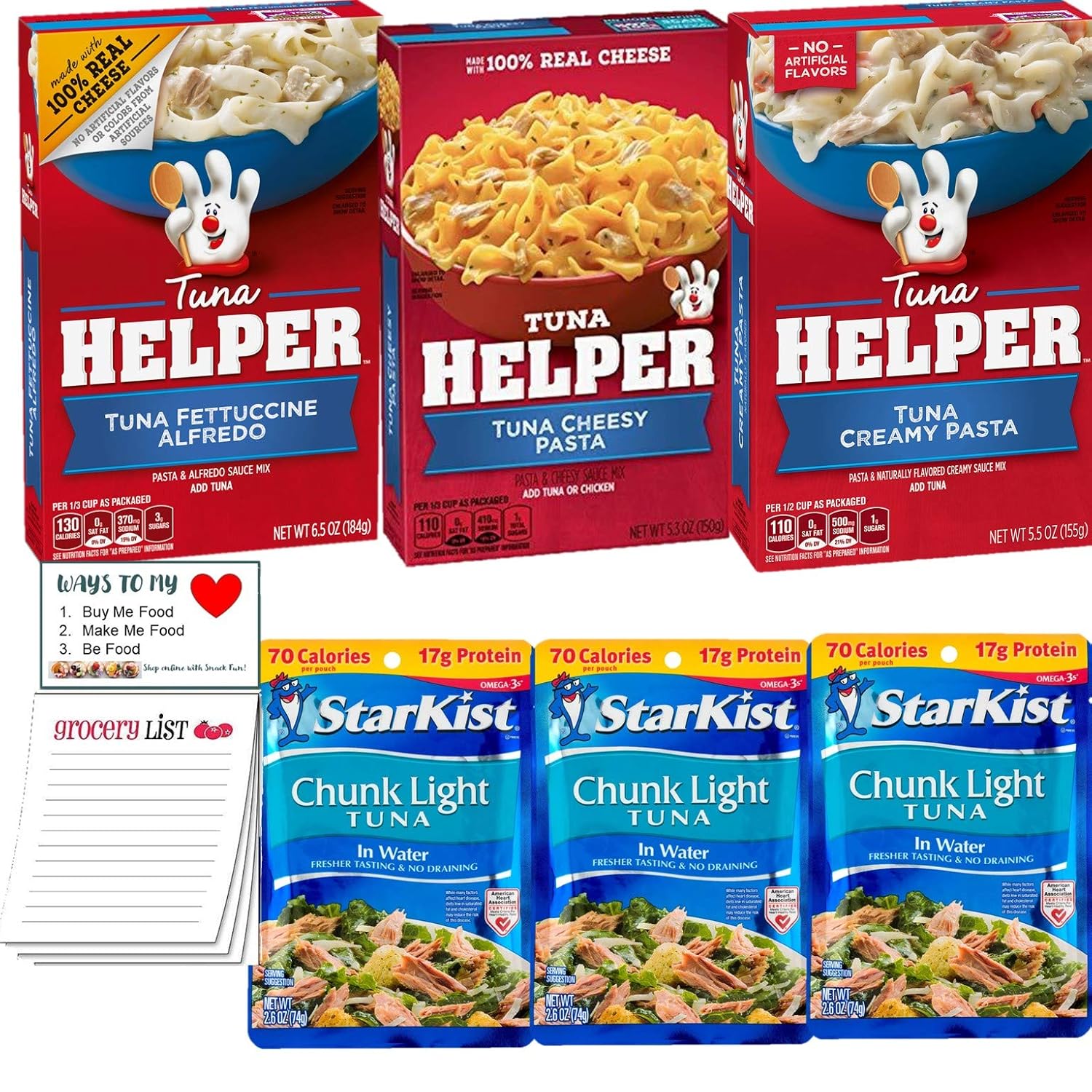 Tuna Helper and Tuna Pouch Variety Pack Tuna Helper