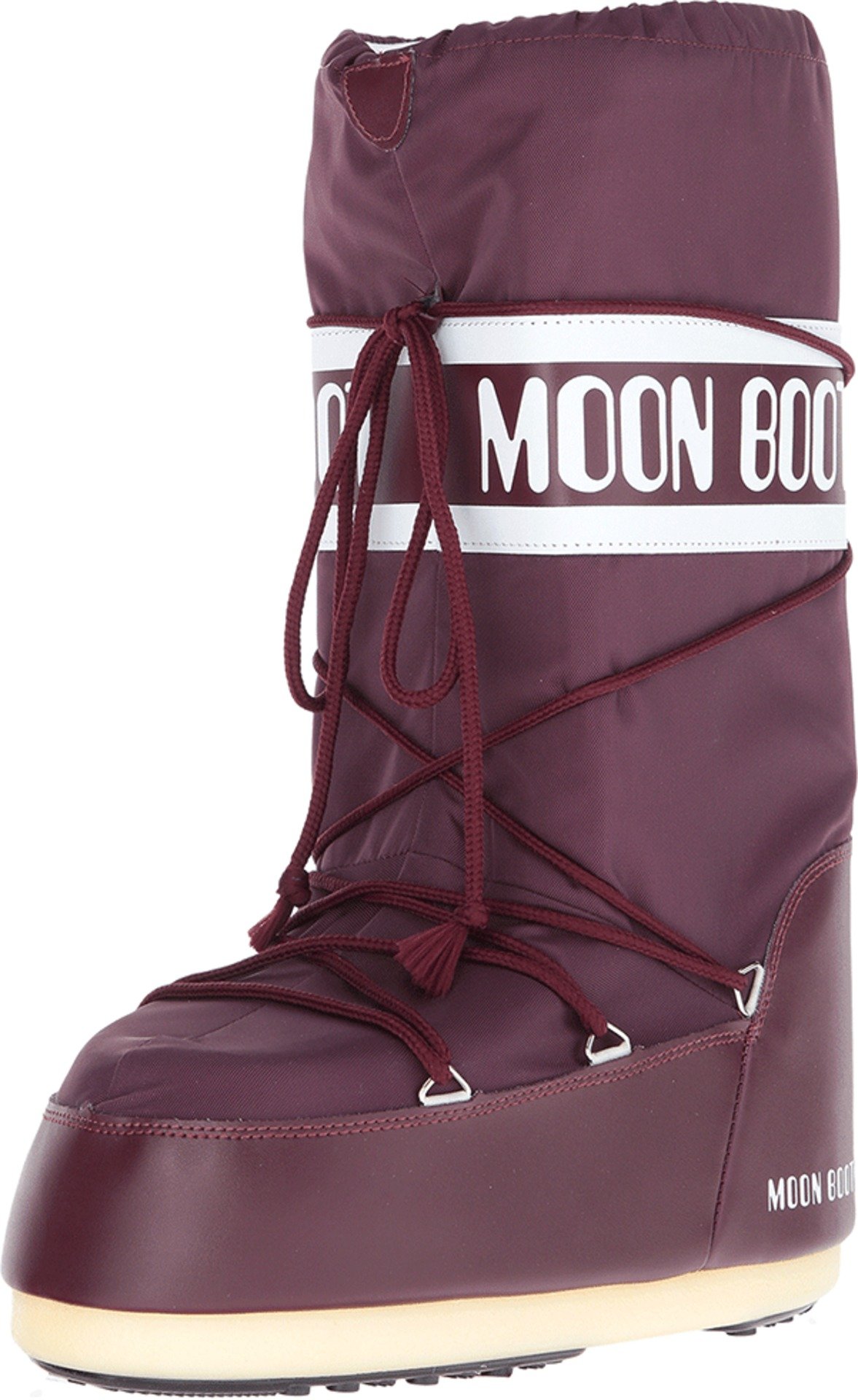 moon boot burgundy