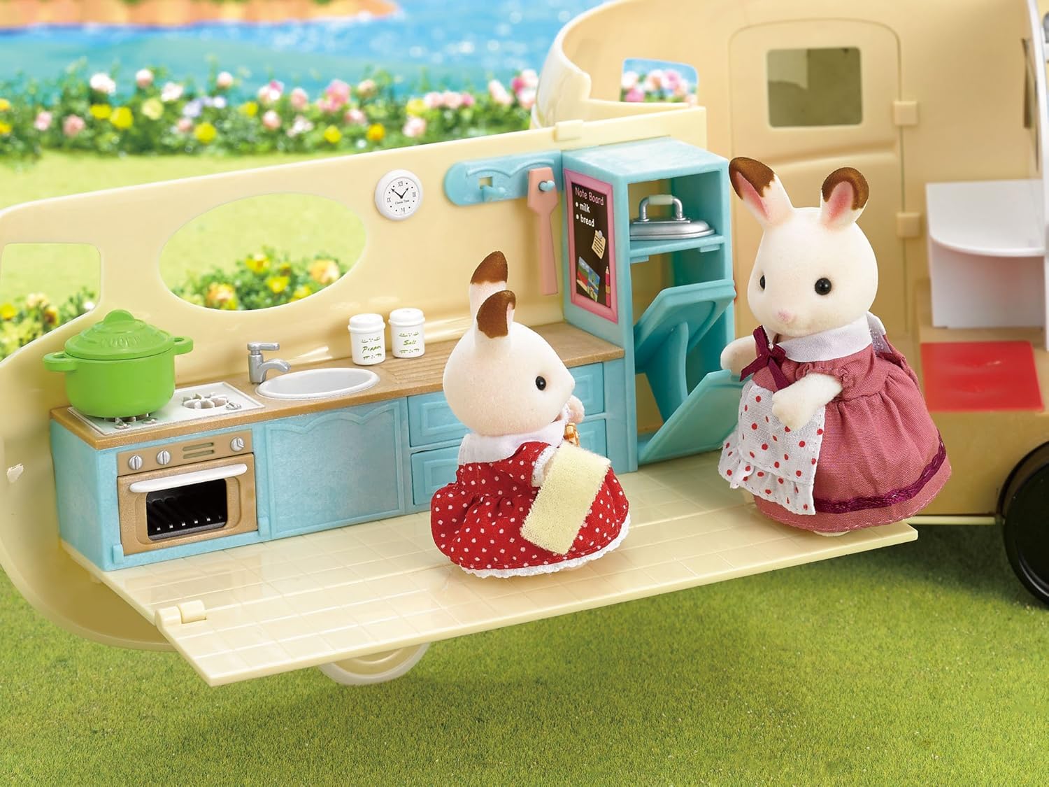 sylvanian families caravan best price