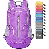 ZOMAKE 25L Ultra Lightweight Packable Backpack, Foldable Hiking Backpacks Water Resistant Small Folding Daypack for Travel(Purple)