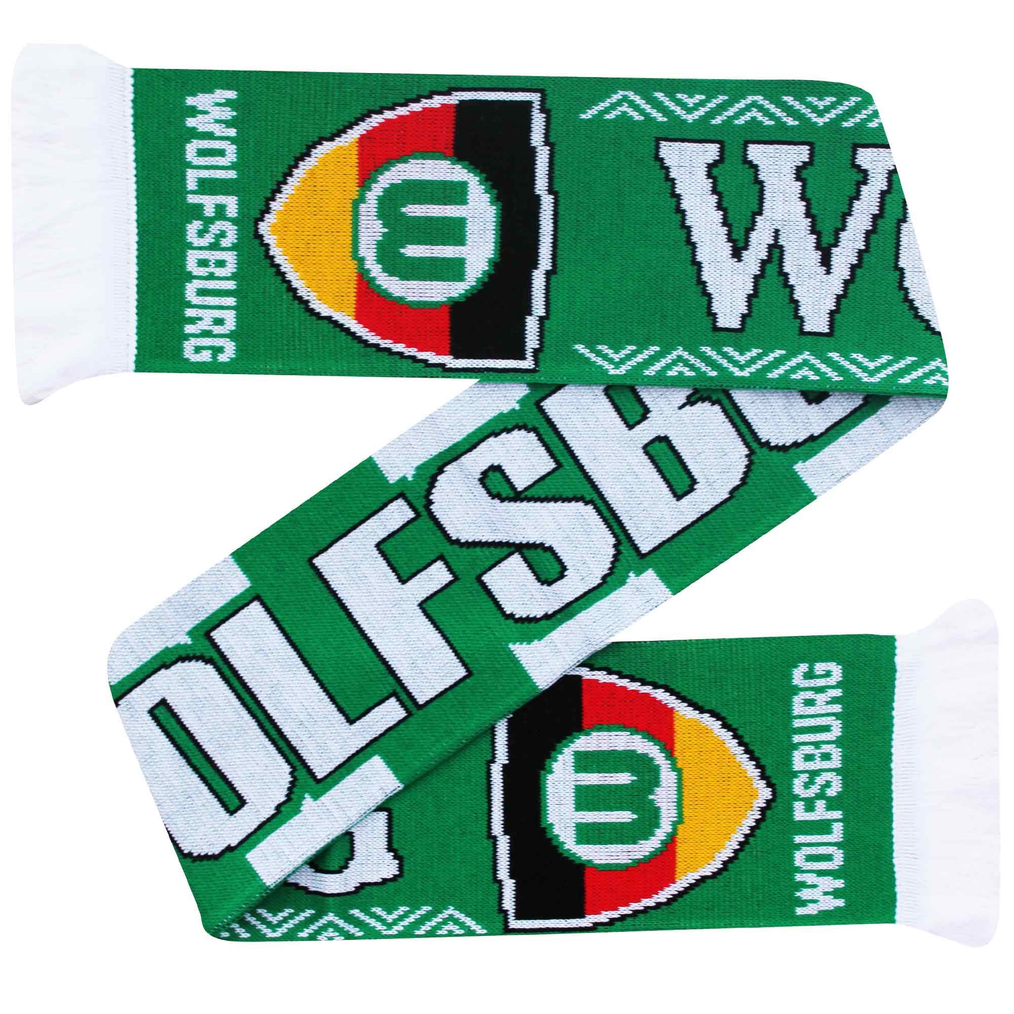 Germany VfL Wolfsburg (Bundesliga) Football Crest Scarf (100% Acrylic)