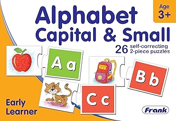 Frank Alphabet Capital & Small Puzzle for 3 Year Old Kids and Above