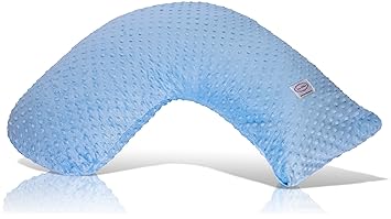Amazon Com Luna Lullaby Bosom Baby Nursing Pillow Blue Dot