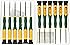 12 Screwdriver Tool Set with Torx T2 T3 T4 T5 T6 T8, Pentalobe 0.8 1.2MM (TS1 TS4), Phillips PH00 PH000, Tri-point Y2.5, Flat (Slotted), For MacBook, iPhone, Samsung and More P2 P5