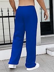 GORGLITTER Men's Baggy Wide Leg Sweatpants Y2K