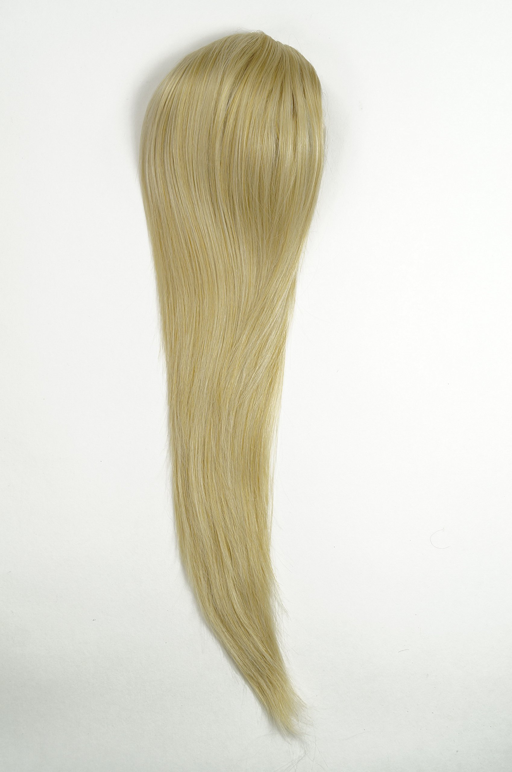 WIG ME UP WK06-611 Hairpiece ponytail with micro clamp, combs and elastic draw string straight voluminous very long light golden blond 23inch