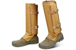 Skiguard Snake Guard Gaiters - Waterproof Chaps for Lower Legs, Bite Proof Guardz, Adjustable Size