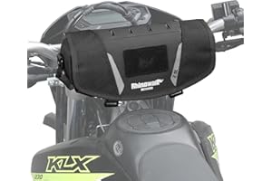 Rhinowalk 2L Motorcycle Handlebar Bag, Bar Bag with Rain Cover & Shoulder Strap for Dual Sport ADV Touring