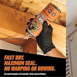 Gorilla Spray Foam Sealant, Light Gray Color, 12