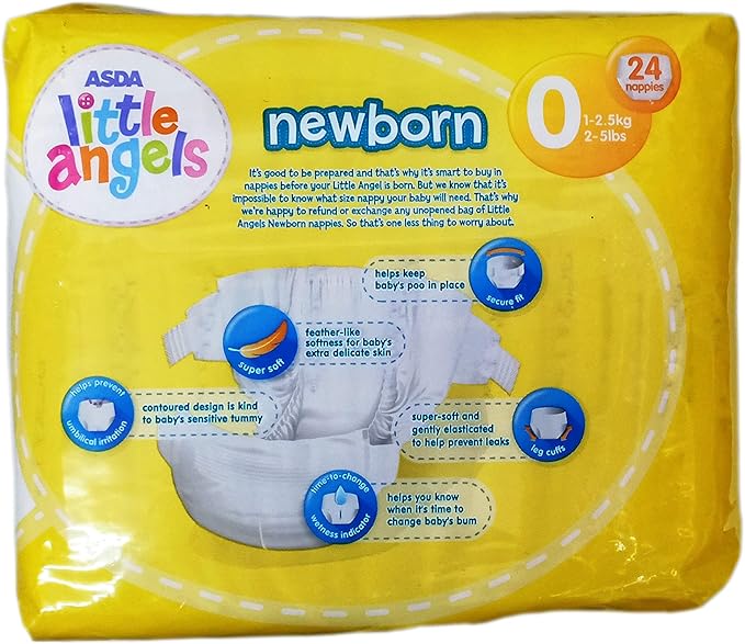 premature baby nappies asda