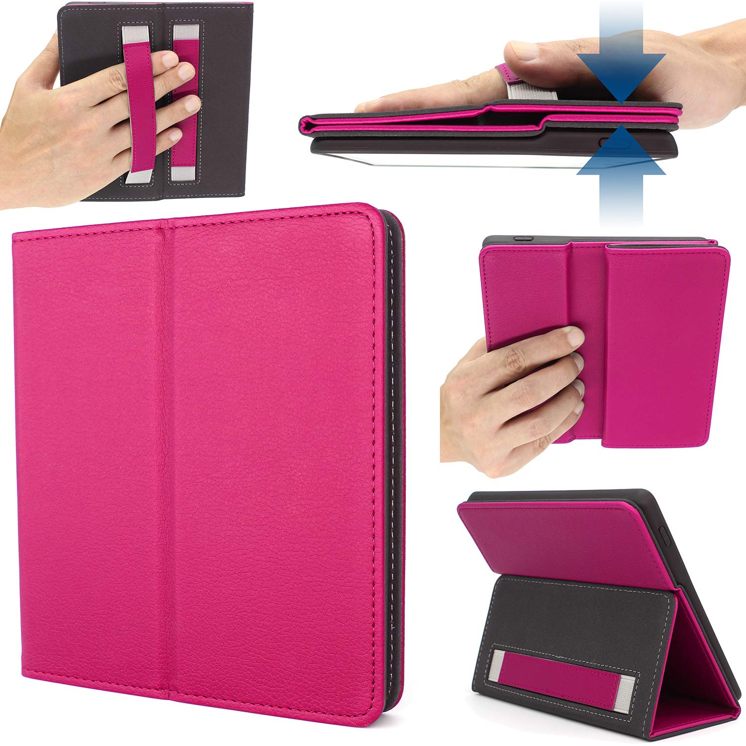 Photo 1 of E-Reader Case for 10th Generation-2019 and 9th Generation-2017 Released PU Leather Cover H01 – Pink