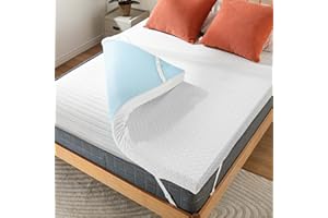 PERLECARE Twin Mattress Topper - 3 Inch Cooling Memory Foam Mattress Pad for Back Pain,Bed Topper with Bamboo Cover,Removable & Washable & Non-Slip,CertiPUR-US & Oeko-Tex Certified