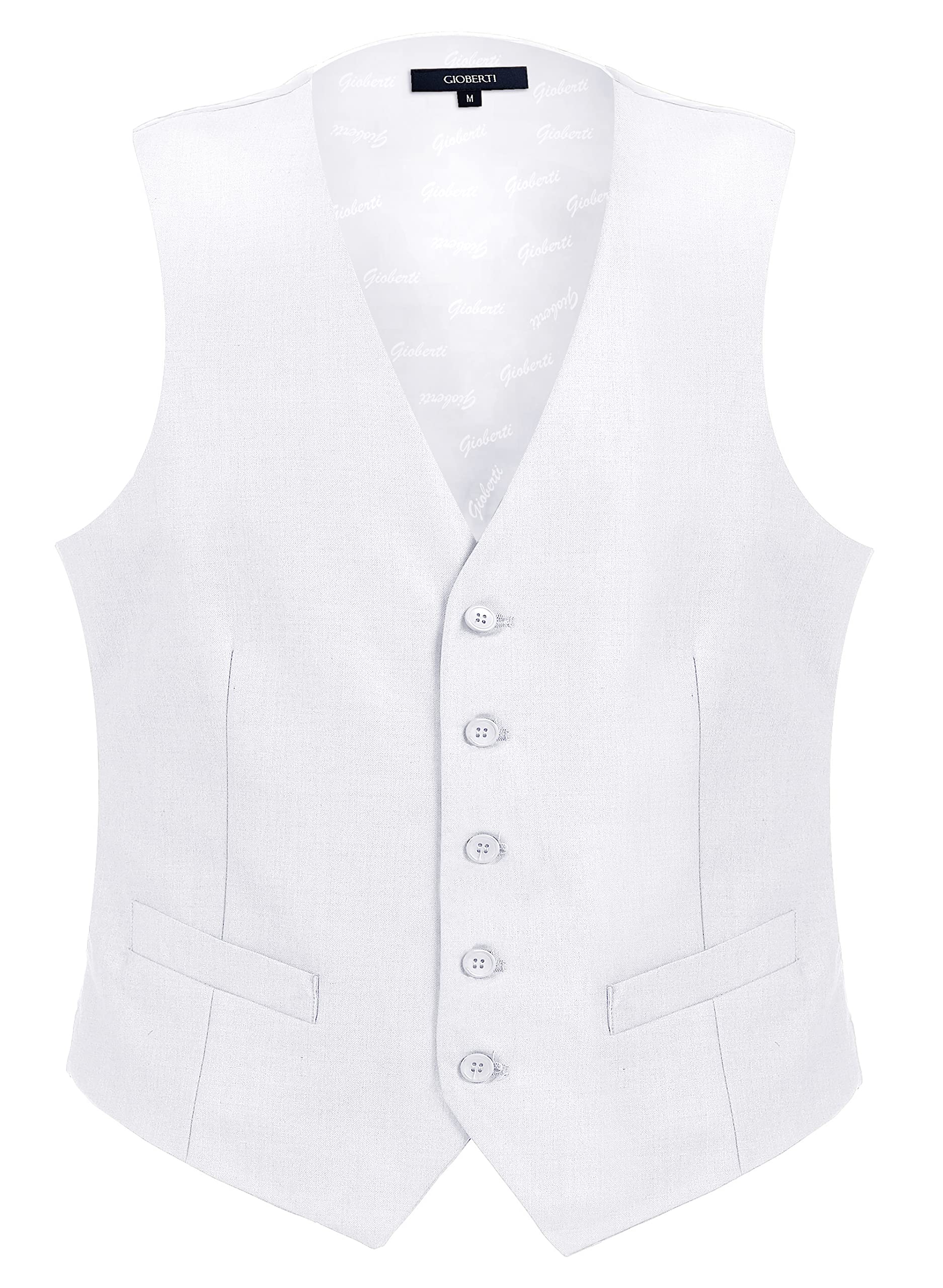 Gioberti Men's Formal Suit Vest Fit for Business or