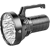 IMALENT SR16 Rechargeable Flashlight 55000 Lumens Super Bright Led Torch, Long Beam Flash Light 1715 Meters with Cree XHP50.3