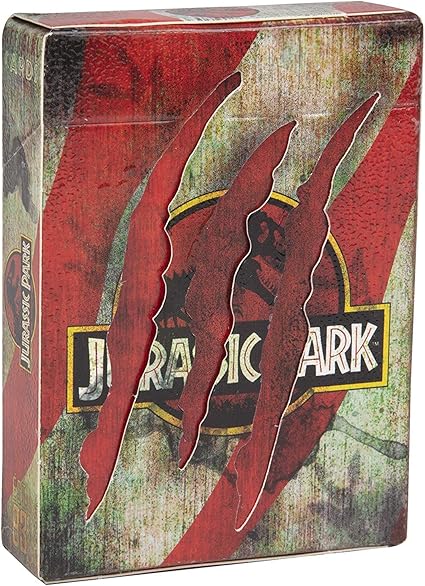 Amazon Com Ellusionist Jurassic Park Playing Card Deck Officially Licensed Movie Playing Cards Sports Outdoors