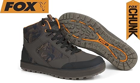 Fox Chunk Camo Mid Boot Stiefel Angelstiefel, Schuhe Angelschuhe, Schuhe Zum Angeln, Anglerschuhe
