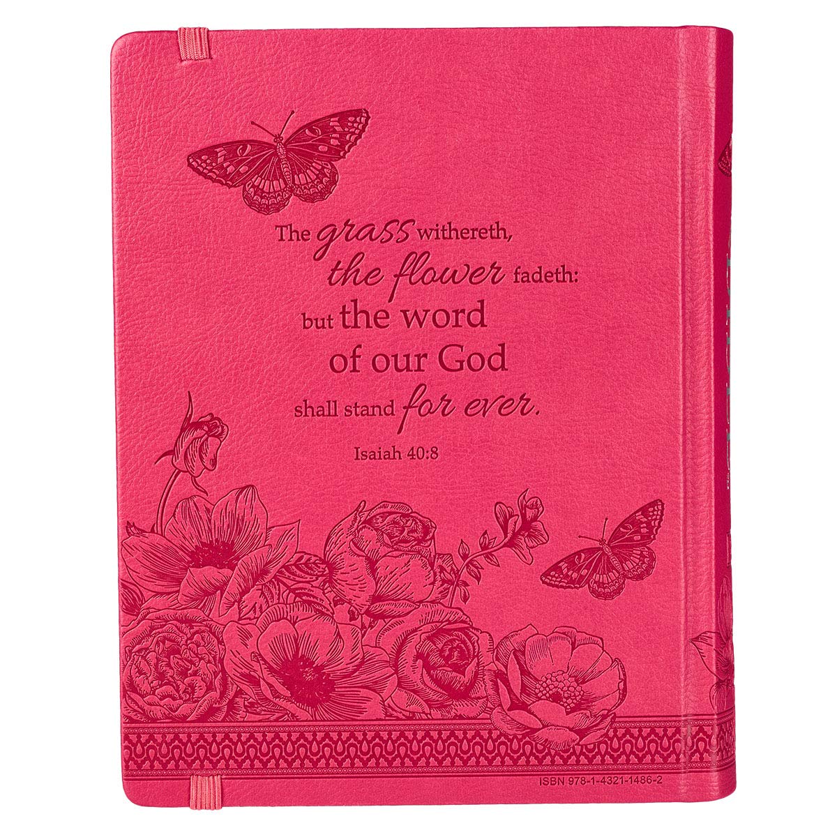 KJV Holy Bible, My Creative Bible, Faux Leather Hardcover - Ribbon Marker, King James Version, Bright Pink w/Elastic Closure (KJV Creative Editions)
