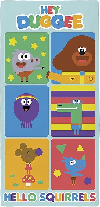hey duggee poncho towel