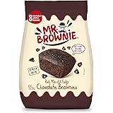 Mr. Brownie Chocolate Brownies - 1 Bag x 8 Individually Wrapped Fudge Brownie Bites with Real Belgian Chocolate Bits - Soft S