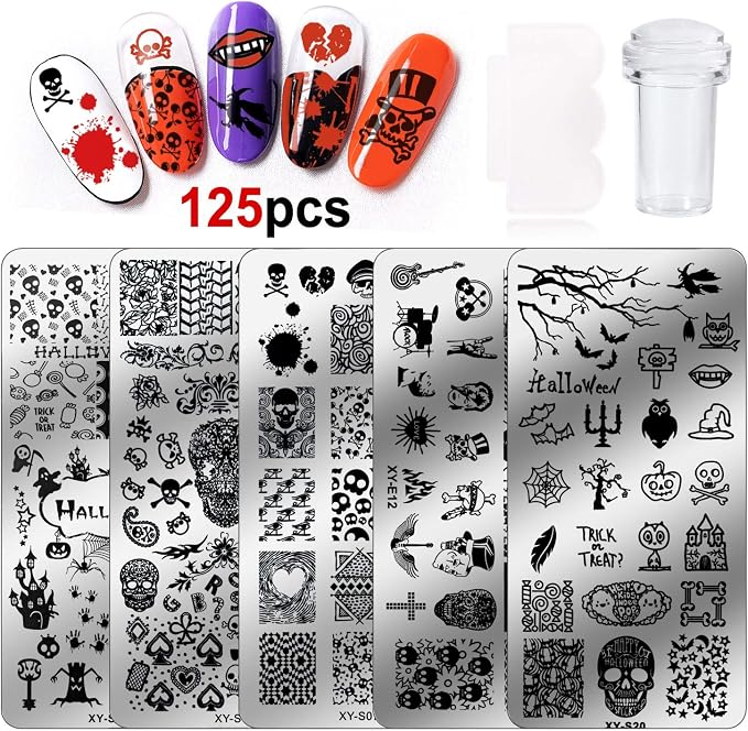 Kads Nagelstempel-Schablone – Edelstahl, 7x8 Cm, Für Nailart Designs